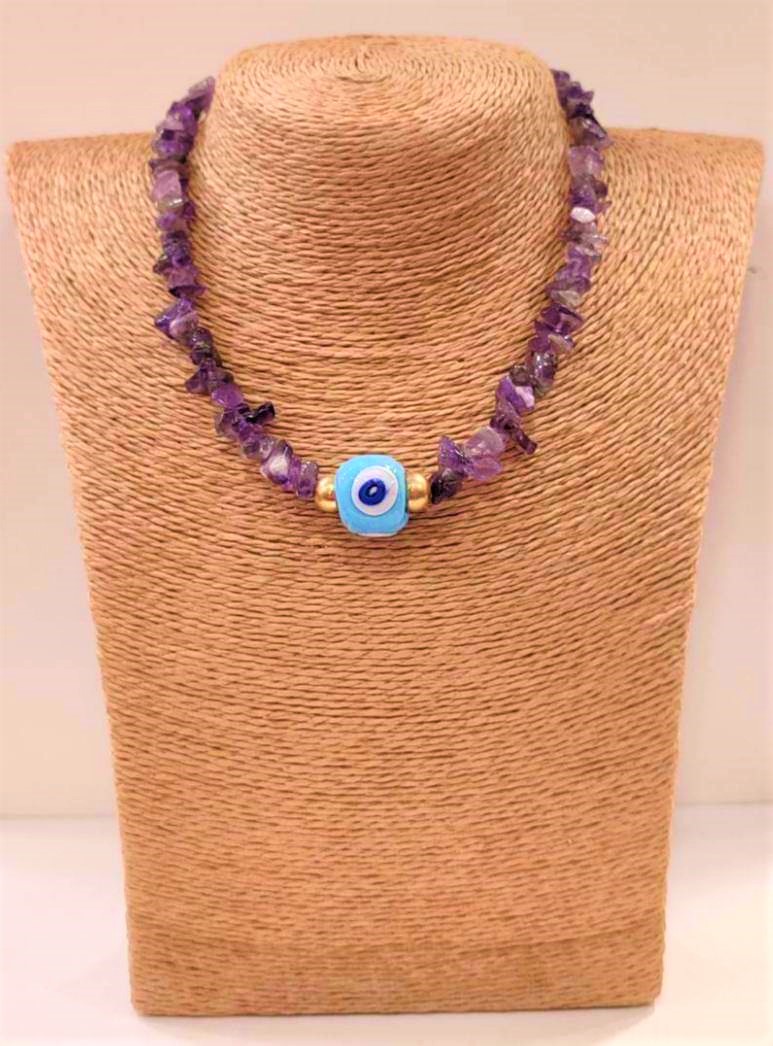 Κολιέ με αμέθυστο